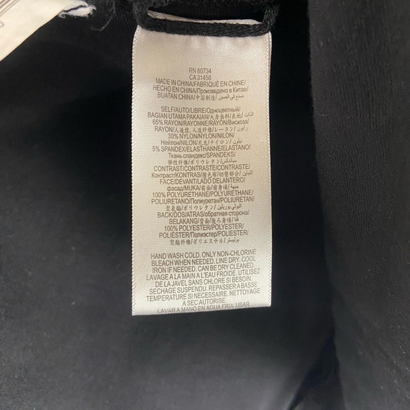 BCBGMaxAzria Long Sleeve Faux Leather Pocket Farah Shift Dress womens XS - Picture 8 of 9